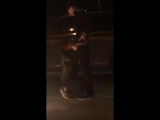 girl sucks and makes a blowjob on the road in pavlodar